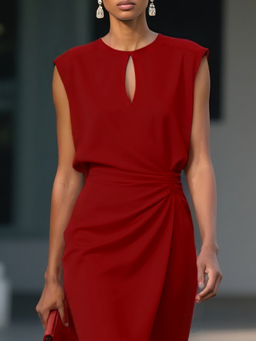 Carmen · Vestido Midi Estilo Elegante